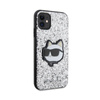 Karl Lagerfeld NFT Glitter Choupette Patch - Coque iPhone 11 (Argent)