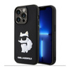 Karl Lagerfeld 3D Rubber NFT Choupette - pouzdro pro iPhone 14 Pro (černé)