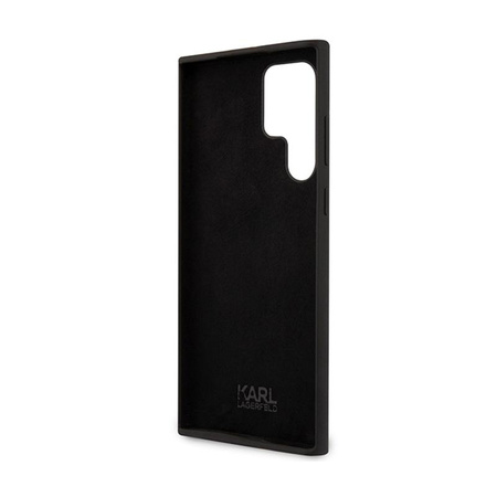 Karl Lagerfeld Silicone Choupette - Samsung Galaxy S24 Ultra Case (black)