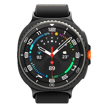 CZARNY PASEK SPIGEN DO GALAXY WATCH 8 | 8 Classic 40 | 44 | 46, Sportowy