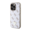 Guess 4G Triangle Metal Logo - Coque iPhone 15 Pro Max (blanc)