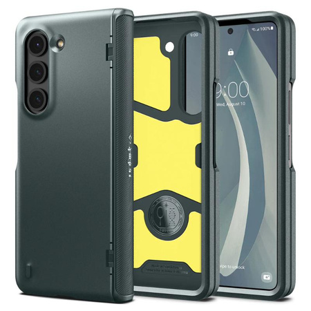 Spigen Slim Armor Pro - Etui pour Samsung Galaxy Z Fold 5 (Abyss Green)