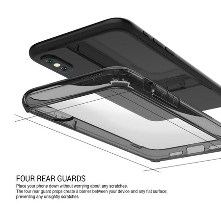 Obliq Naked Shield - pouzdro pro iPhone Xs / X (černé)