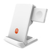 STM ChargeTree Go - Chargeur mobile sans fil 3-en-1 pour iPhone, AirPods et Apple Watch (blanc)