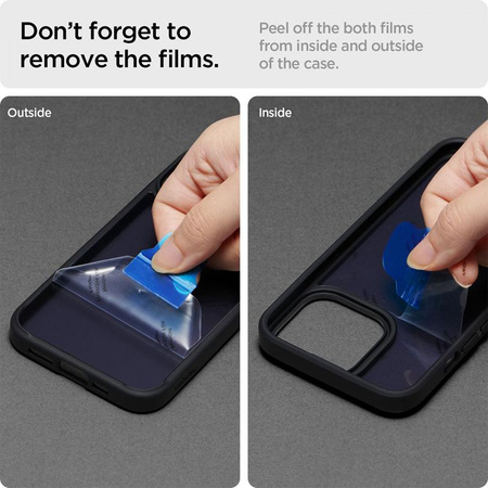 Spigen Ultra Hybrid - Coque pour iPhone 13 (Noir givré mat)
