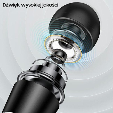 USAMS EP-42 - sluchátka s 3,5mm stereo jackem (černá)