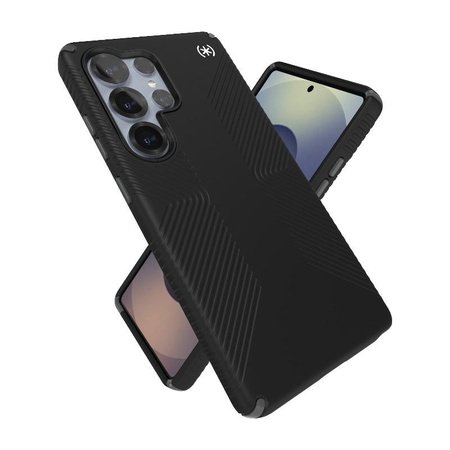 Speck Presidio2 Grip Magnet - Samsung Galaxy S25 Ultra MagSafe Hülle (Schwarz/Schiefergrau/Weiß)