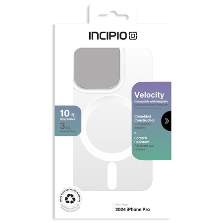 Incipio Velocity MagSafe - Etui iPhone 16 Pro (Clear)