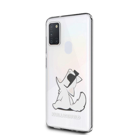 Karl Lagerfeld Choupette Fun napszemüveg - Samsung Galaxy M21 tok (átlátszó)