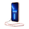 Guess Translucent Pearl Strap - iPhone 14 Case (pink)