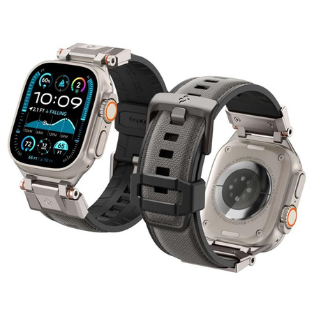 Spigen DuraPro Armor - Strap for Apple Watch 44/45/46/49 mm (Grey)