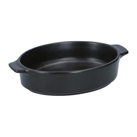 Alpina - Ceramic baking dish 20x12.5x4.5 cm 460 ml (black)