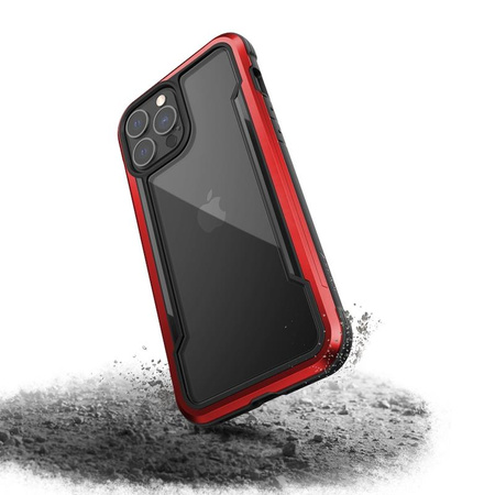 X-Doria Raptic Shield Pro - iPhone 13 Pro Max tok (antibakteriális) (piros)