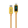 WEKOME WDC-08 Vanguard Series - USB-C to Lightning Fast Charging PD Connection Cable 20W 1 m (Gold)