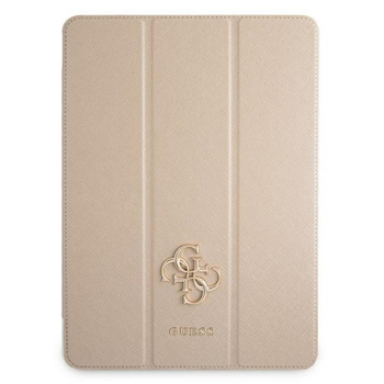 Pouzdro Guess Saffiano 4G Big Metal Logo - iPad Pro 11" 2021 (zlaté)