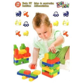 Let's Play - Jeu de blocs de construction pour enfants (lot de 4)