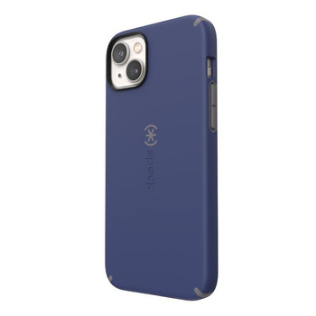 Speck CandyShell Pro + MagSafe - Etui iPhone 14 Plus z powłoką MICROBAN (Prussian Blue / Cloudy Grey)