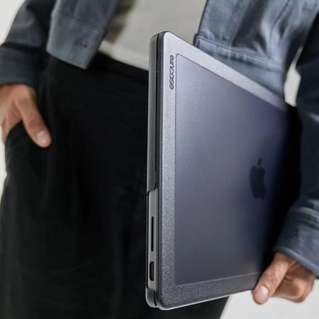 Incase Edge Hardshell Case - Hülle für MacBook Air 13" M4 (2025) / M3 (2024) / M2 (2022) (Schwarz)