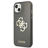 Guess Glitter 4G Big Logo - Etui iPhone 13 (czarny)