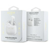 Guess Printed Classic Logo - Bluetooth TWS Headphones + Charging Case (White)