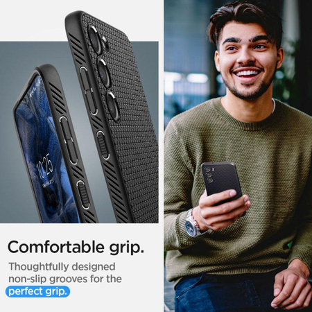 Spigen Liquid Air - Hülle für Samsung Galaxy S23+ (Mattschwarz)