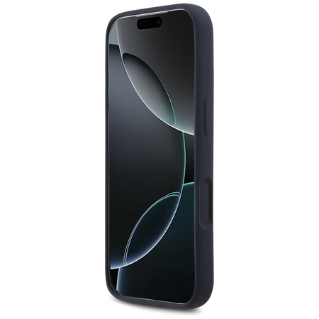 Red Bull szilikon vízszintes, középre helyezett logós MagSafe – iPhone 17 Pro tok (sötétkék)