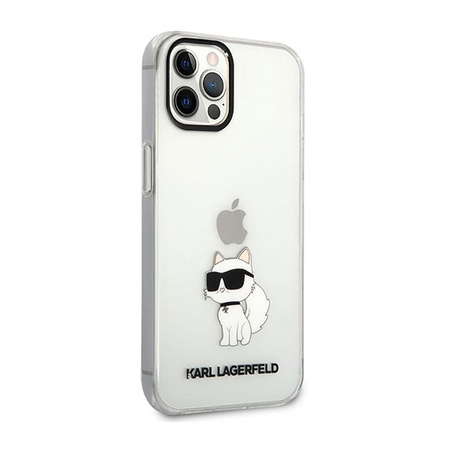 Karl Lagerfeld IML NFT Choupette - pouzdro pro iPhone 12 / iPhone 12 Pro (průhledné)