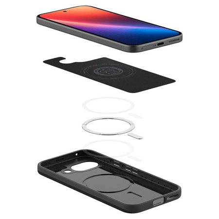 Spigen Thin Fit MagSafe - tok a Google Pixel 9a készülékhez (fekete)