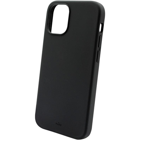 PURO ICON Cover - iPhone 12 Pro Max Case with Antimicrobial Protection (black)