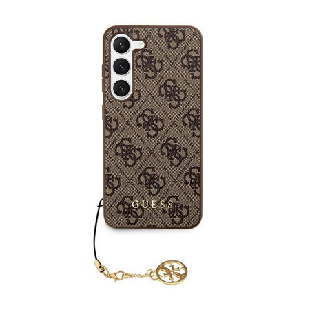 Collection Guess 4G Charms - Etui Samsung Galaxy S24+ (marron)