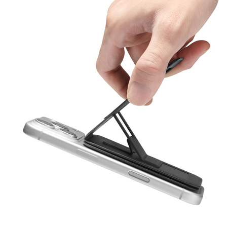 Spigen S314-3 Slim Fold Tripod MagSafe - Magnetické pouzdro s funkcí stojánku (černé)