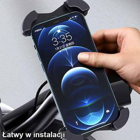 USAMS US-ZJ064 - Universelle Fahrradhalterung für Smartphones (schwarz)