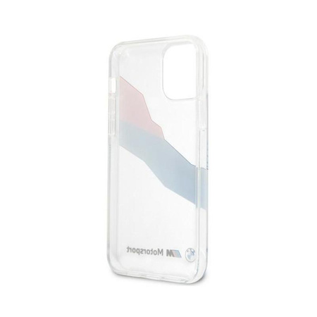 BMW Motorsport Tricolor - tok iPhone 12 Pro Max készülékhez (átlátszó)