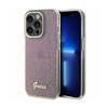 Guess IML Faceted Mirror Disco Iridescent - iPhone 15 Pro Tasche (rosa)