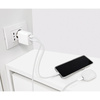 Chargeur rapide de voyage PURO - USB-A + USB-C Power Delivery 25W Chargeur rapide de voyage (blanc)