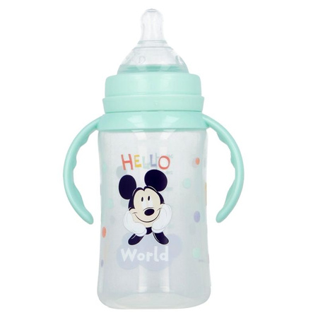 Mickey Mouse - Biberon avec tétine et poignées 360 ml (Cool)