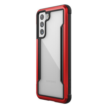 X-Doria Raptic Shield - Coque aluminium Samsung Galaxy S21 (Protection antimicrobienne) (Rouge)
