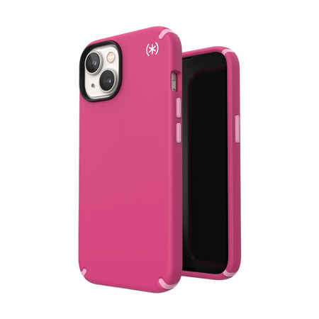 Speck Presidio2 Pro - Antibacterial case for iPhone 14 / iPhone 13 (Digitalpink / Blossompink / White)