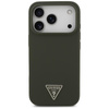 Guess Silicone Triangle Logo MagSafe - iPhone 17 Pro Case (khaki)
