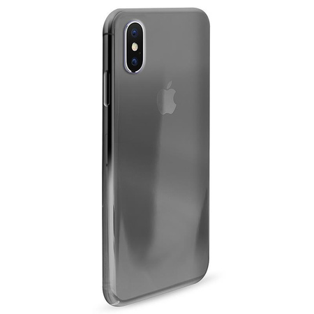 PURO 0.3 Nude - Case iPhone Xs / X (black transparent)