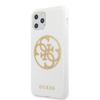 Guess Circle Glitter 4G - Etui iPhone 11 Pro (biały)