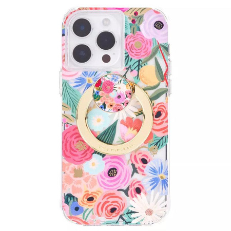 Case-Mate Magnetic Mini Grip - MagSafe finger holder with stand function (Garden Party Blush)