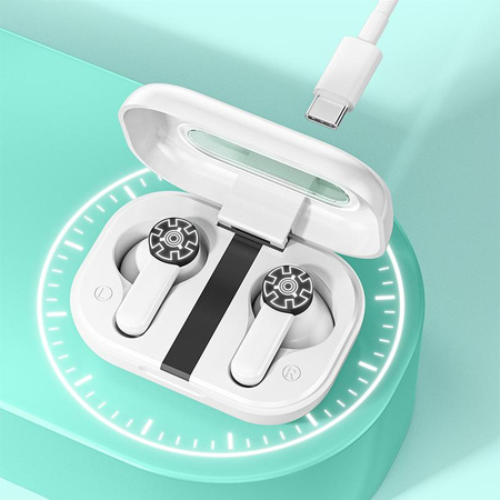 WEKOME VA06 Vanguard Series - Kabellose Bluetooth V5.2 TWS-Kopfhörer mit Ladetasche (Grün)