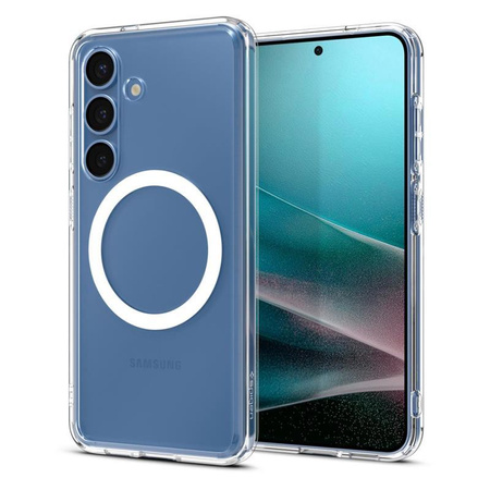 Spigen Ultra Hybrid MagSafe - Gehäuse für Samsung Galaxy S25 (Klar / Weiß)