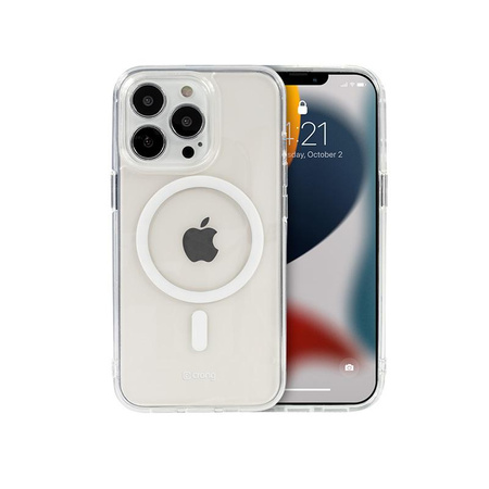 Crong Clear MAG Abdeckung - iPhone 13 Pro MagSafe Gehäuse (Klar)