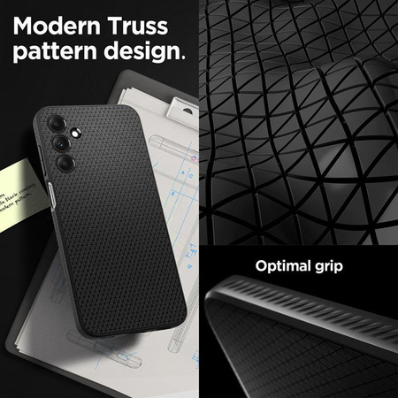 Spigen Liquid Air - tok Samsung Galaxy A15 4G/5G (matt fekete)
