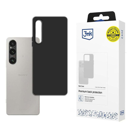 3mk Matt Case - Etui pour Sony Xperia 1 VI (Noir)