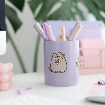 PRZYBORNIK PUSHEEN NA BIURKO DLA DZIECI ORGANIZER POJEMNIK Z KOTEM
