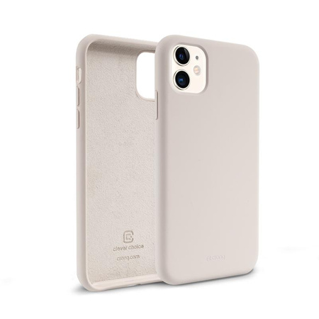 Crong Color Cover - Coque pour iPhone 11 (Beige Pierre)