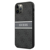 Guess 4G Printed Stripe - iPhone 12 / iPhone 12 Pro Case (gray)